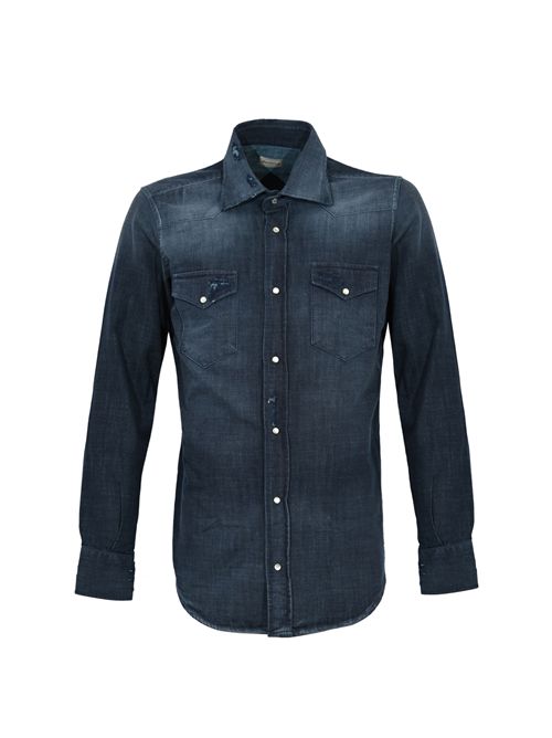 Camicia Texas in denim SARTORIO NAPOLI | TEXAS400B